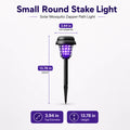 Transform Your Outdoor Space with the Solar Mosquito Zapper Light – Stylish Garden Stake Lamp with Dual Functionality for Insect Control and Pathway Illumination