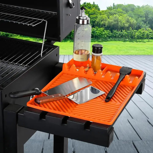 Elevate Your BBQ Game with the Blackstone Griddle Mat – Ultimate Heat-Resistant Silicone Organizer for Spatulas & Grill Tools, Perfect Gift for Dads and BBQ Enthusiasts!