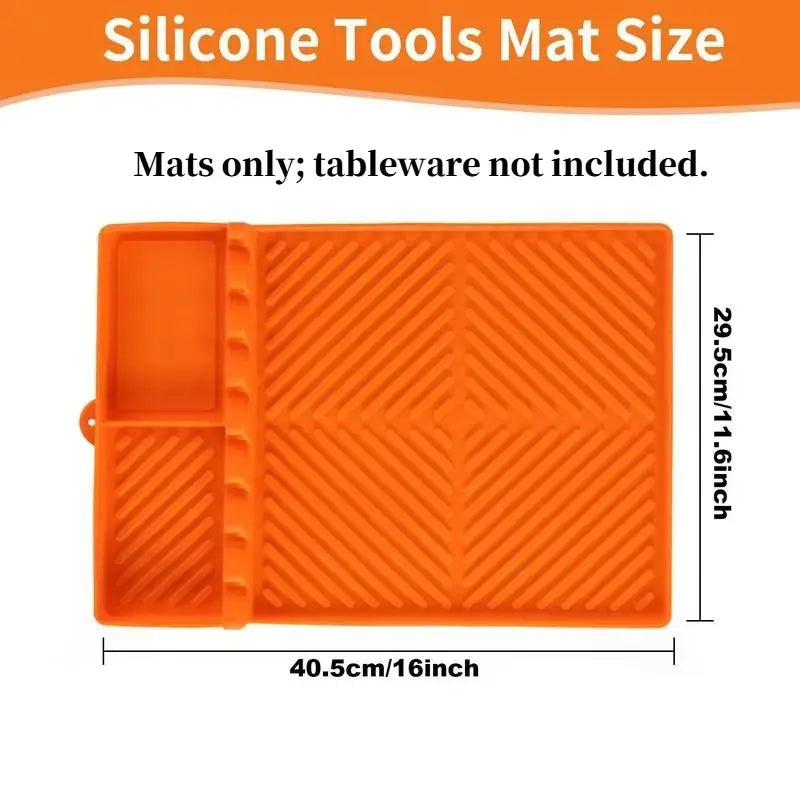 Elevate Your BBQ Game with the Blackstone Griddle Mat – Ultimate Heat-Resistant Silicone Organizer for Spatulas & Grill Tools, Perfect Gift for Dads and BBQ Enthusiasts!
